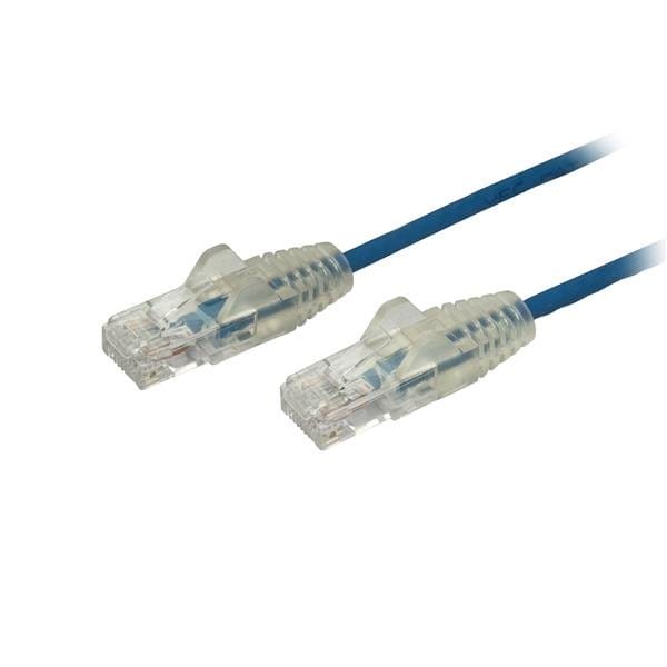 0.5m CAT6 Cable - Blue - Slim CAT6 Patch Cable - Snagless
