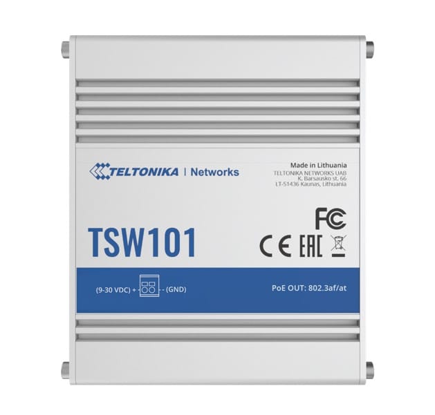 Teltonika TSW101 Unmanaged PoE+ Switch
