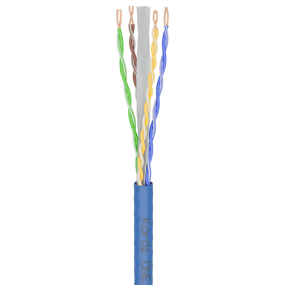 Kordz Professional CAT 6 U/UTP Bulk Cable, LSZH, Blue, 305m Pro Box