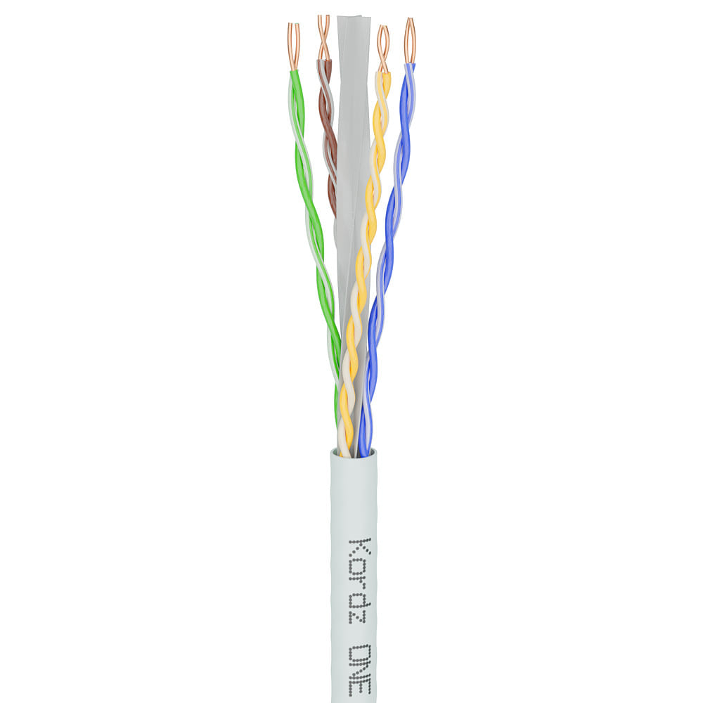 Kordz Professional CAT 6 U/UTP Bulk Cable, LSZH, White, 305m Pro Box