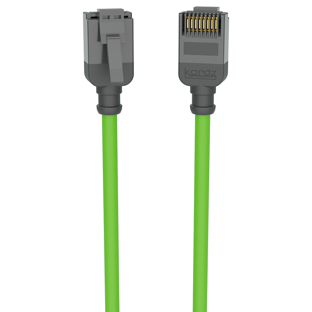 Kordz Professional Slim Profile CAT6 Network Patch Cord green - 0.15m