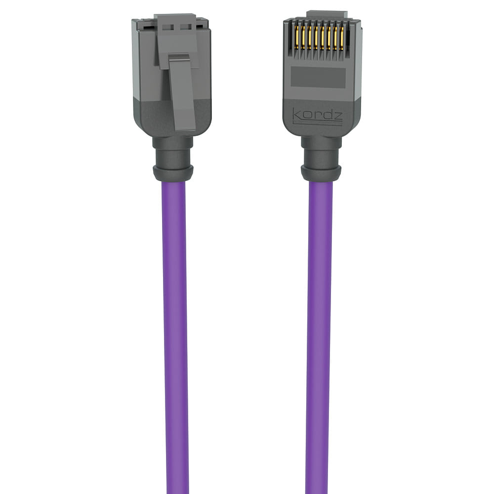 Kordz Professional Slim Profile CAT6 Network Patch Cord purple - 1.5m