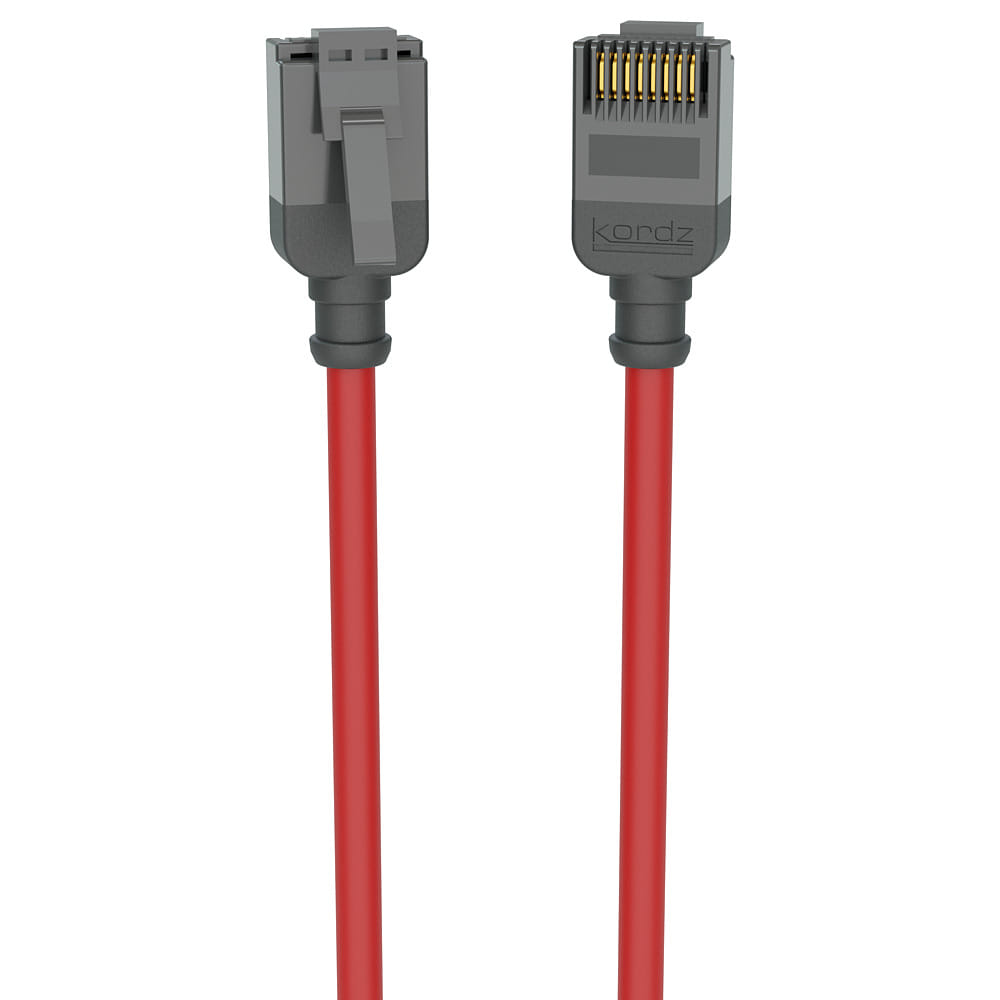 Kordz Professional Slim Profile CAT6 Network Patch Cord red - 2.0m
