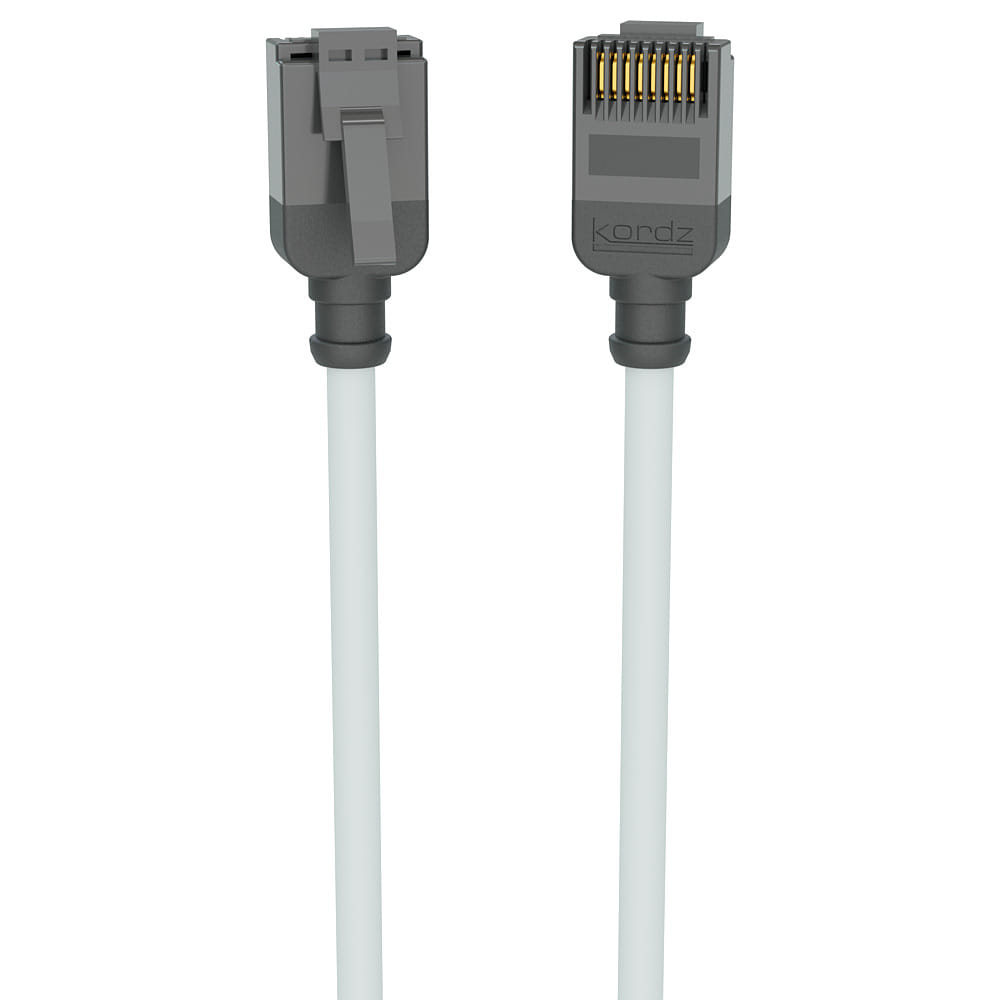Kordz Professional Slim Profile CAT6 Network Patch Cord white - 0.50m