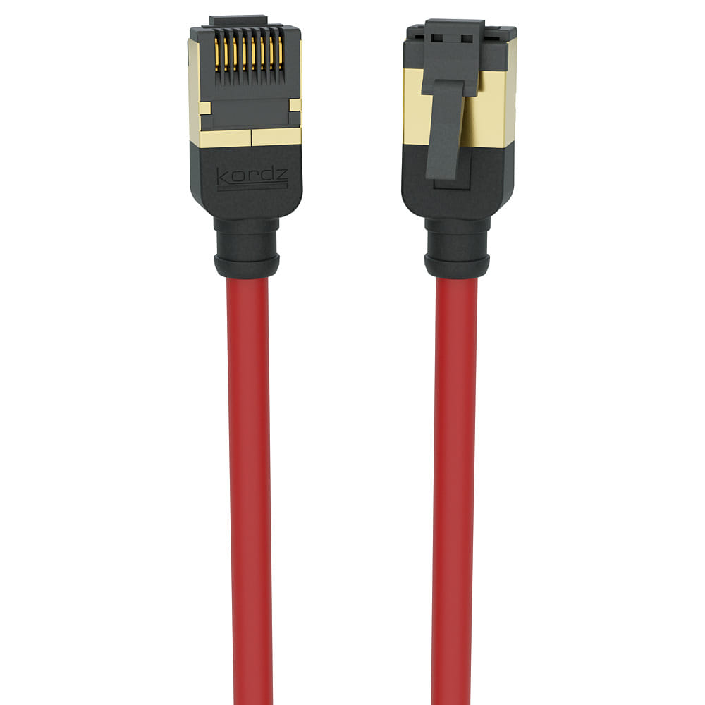 Kordz Professional Slim Profile CAT6A Network Patch Cord red - 4.0m