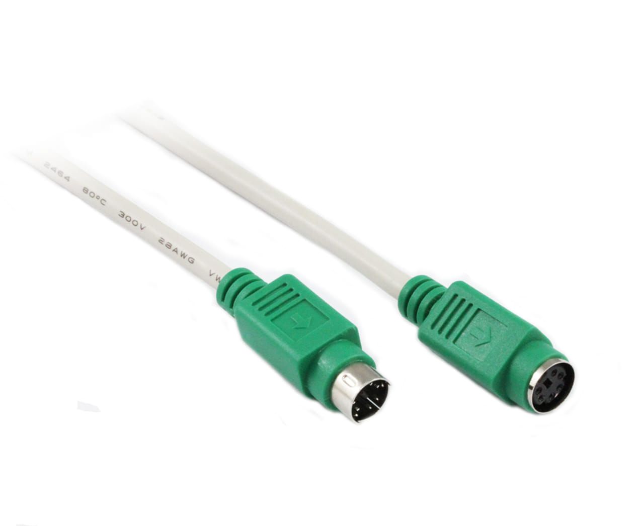 3M PS/2 Extension Cable with Green Connector CBKB03GRN