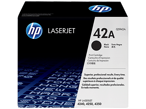 HP 42A Black Toner 10,000 Page Yield