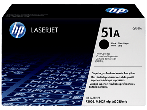 HP 51A Black Toner 6,500 Page Yield