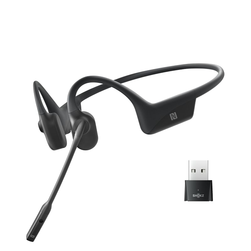 AfterShokz OpenComm UC Bluetooth Headphones - Black