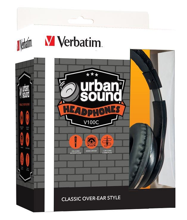 Verbatim Stereo Headphone Classic - Black