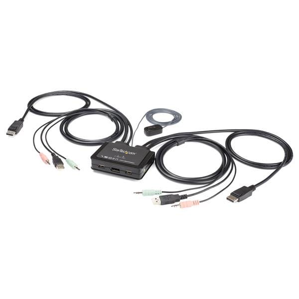 2 Port USB 4K60Hz DisplayPort KVM Switch
