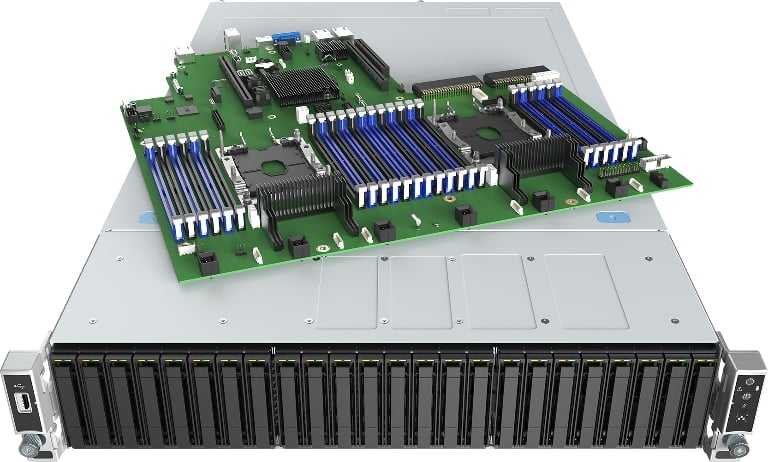 Intel Prebuilt Server 2U Rack Xeon Silver 24x 2.5