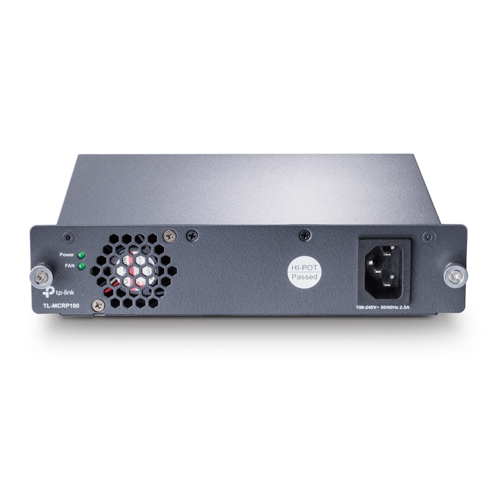 TP-Link 100-240V Redundant Power Supply Module for use with TL-MC1400