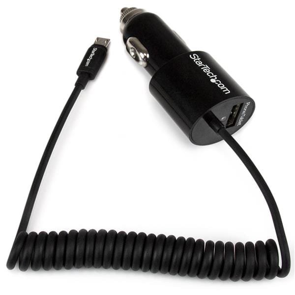 StarTech Dual Tablet Car Charger 2 port Micro USB And USB, 21W / 4.2A