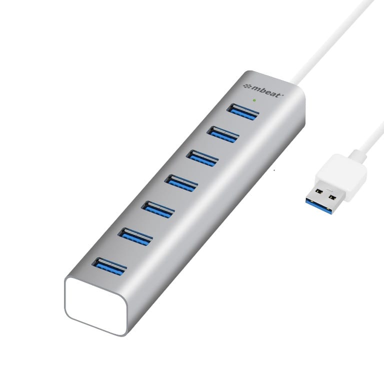 MBeat 7-Port USB 3.0 Aluminum Slim Hub