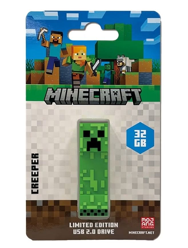 Verbatim Minecraft Edition 32GB USB Flash Drive Creeper
