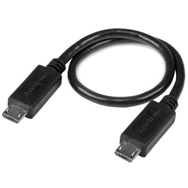 USB OTG Cable - Micro USB to Micro USB - M/M - 8in