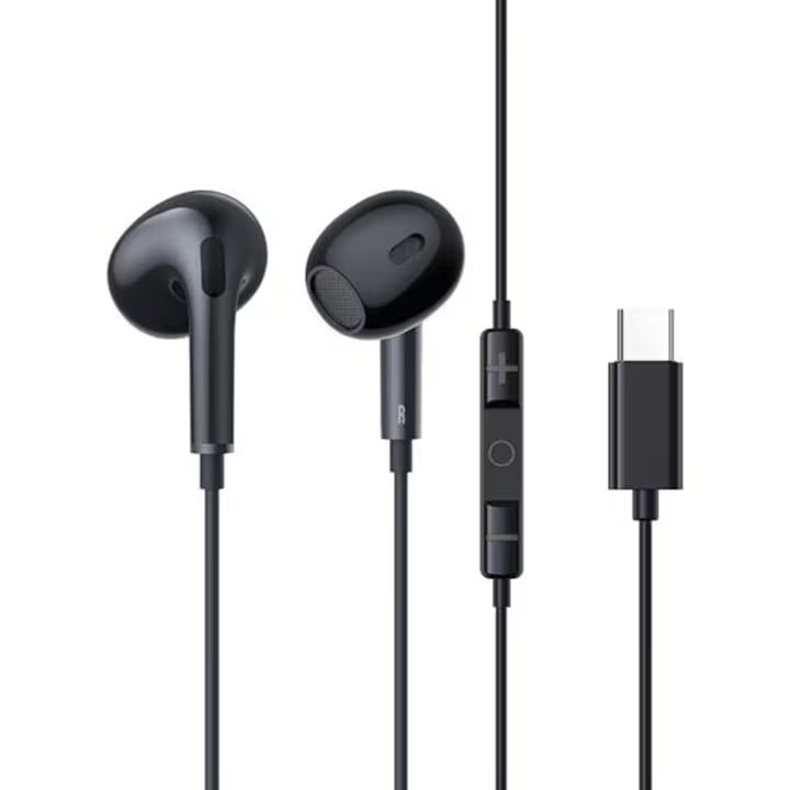 Baseus Encok CZ17 Semi-In-Ear Wired Earphones With Microphone - Cluster Black
