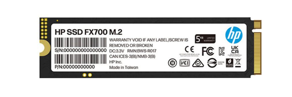 HP FX700 1TB PCIe Gen 4x4 M.2 NVMe 2.0 SSD