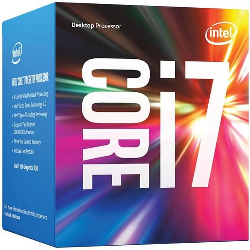 Intel Core i7 6th Gen - Core i7-6700 Skylake Quad-Core 3.4 GHz LGA 1151 65W  BX80662I76700 Desktop Processor 