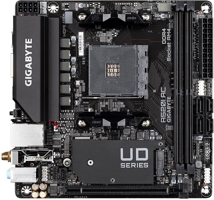 (Ex-Demo) Gigabyte A520i AC AM4 Mini-ITX Motherboard
