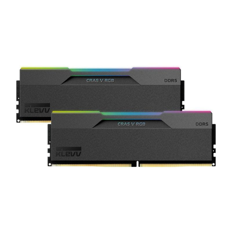 KLEVV Cras V RGB 64GB (2x32GB) DDR5-6000 Memory - Black