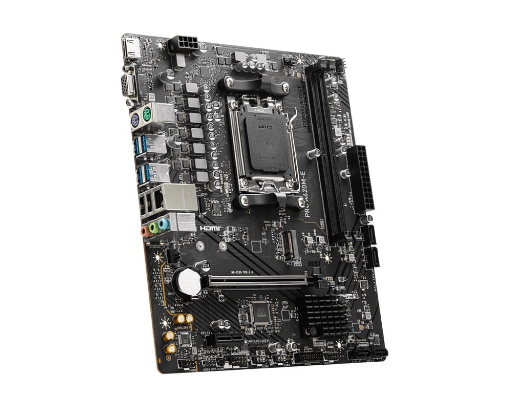 MSI A620M E AM4 Micro-ATX Motherboard