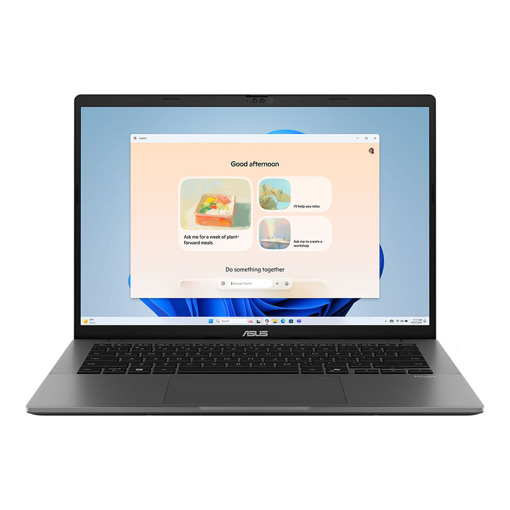 ASUS Vivobook S14 OLED 14" WUXGA Laptop, Ryzen 7-260, 16GB RAM, 1TB SSD, Windows 11 Home - Matte Gray