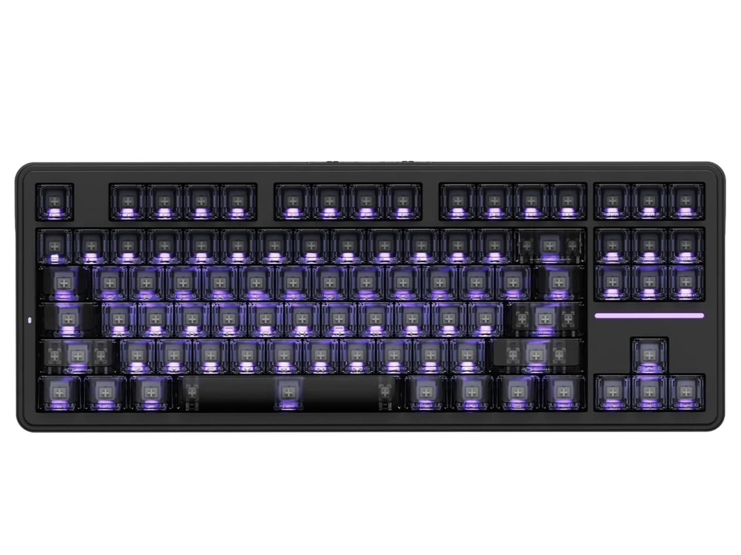 ATK A87 PRO Tri-Mode Wireless Mechanical Gaming TKL Keyboard - Polar latte Switch Starry Night