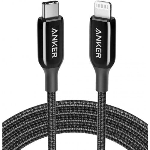 Anker PowerLine+ III USB-C to Lightning Cable 6ft Black