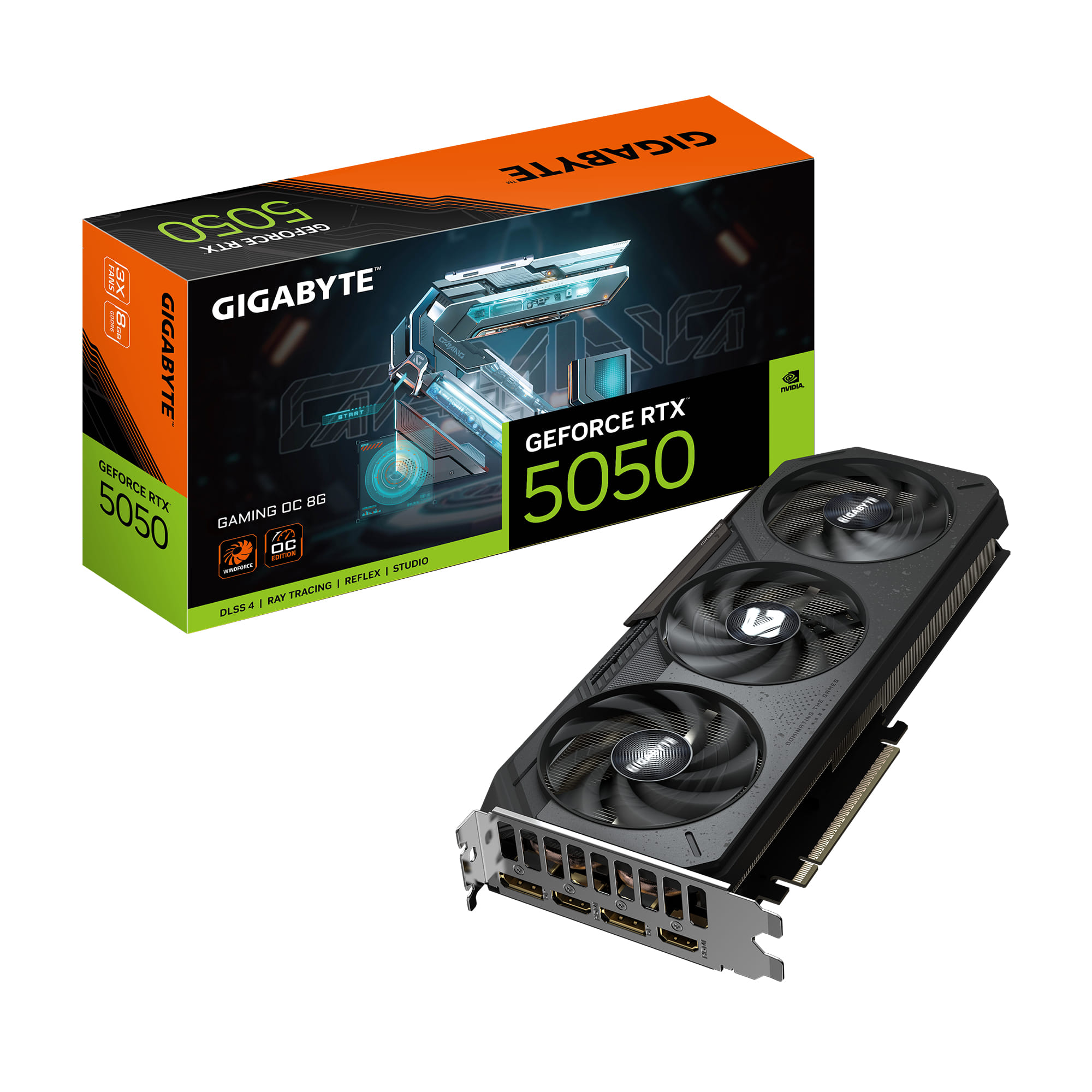 Gigabyte GeForce RTX 5050 GAMING 8G OC Edition Graphics Card