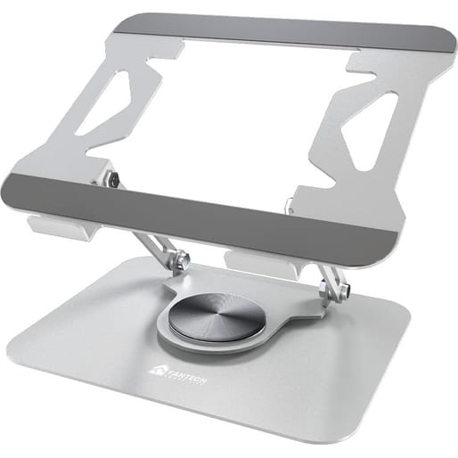 Retractable Note Stand Fantech NS10 Foldable Steel Note Book Stand with 360-Degree Rotating ...