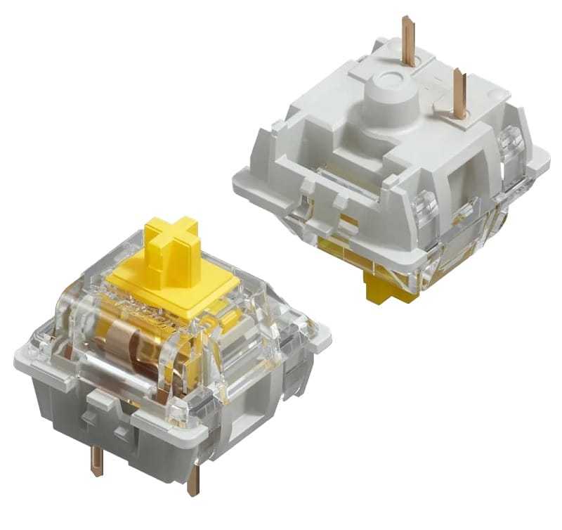 Nuphy Gateron G Pro 2.0 Switches Pre-Lubed 110pcs/Set Yellow Switch