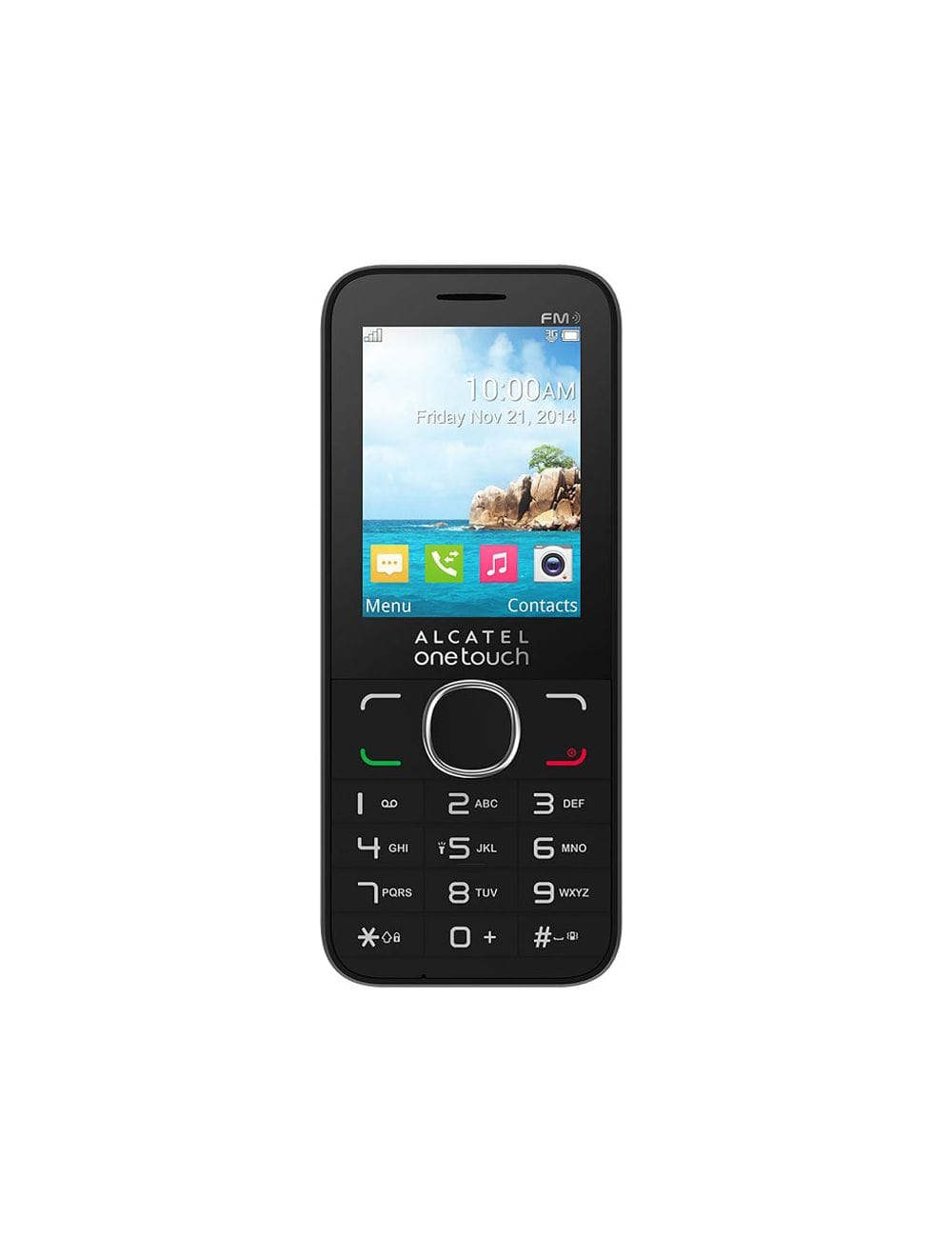 Alcatel OneTouch OT-20.45 2.4" (3G 900/2100, Keypad) - Black