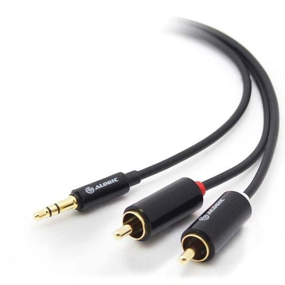 Alogic 3m Premium 3.5mm Stereo Audio to 2x RCA Stereo Cable_Front