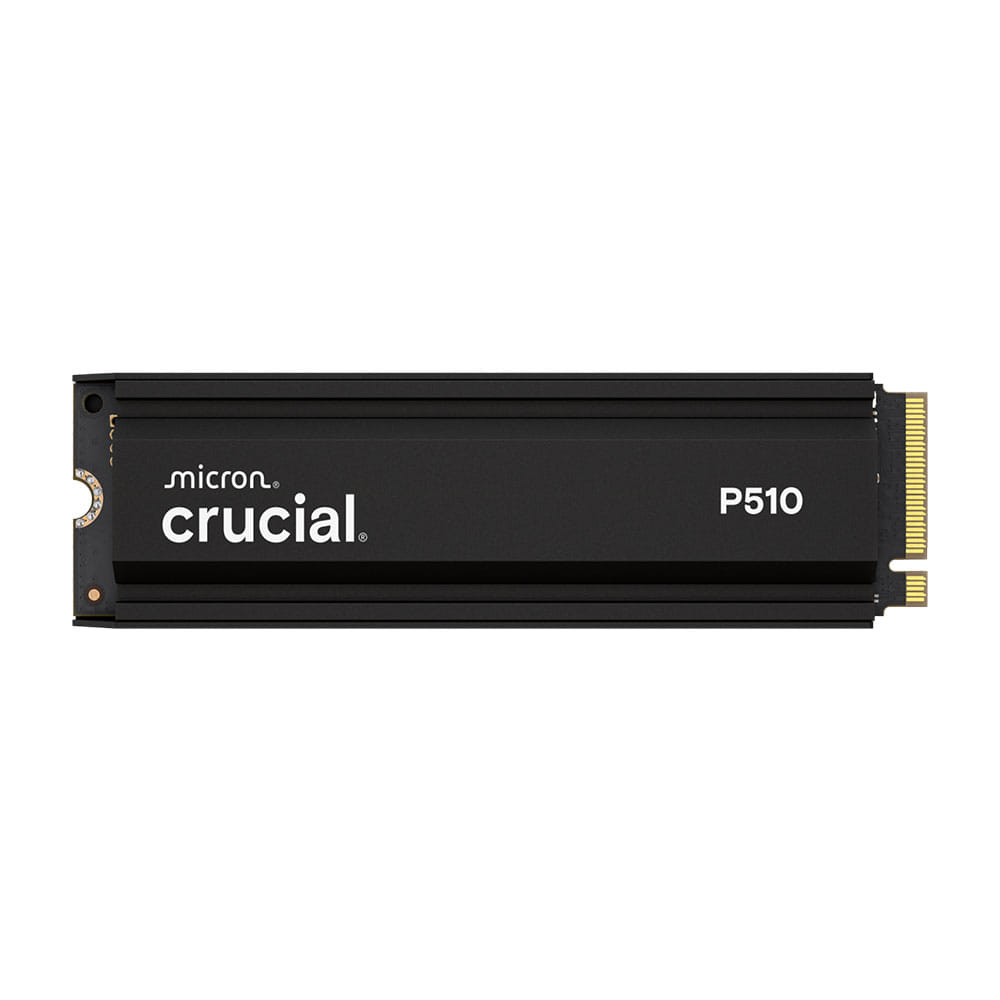 Crucial P510 1TB Gen5 2280 NVMe M.2 SSD w/Heatsink