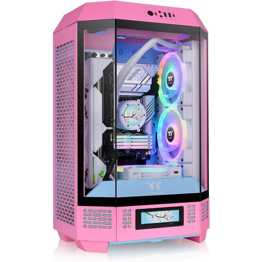 Tempered Glass Micro Atx In Mini Itx Case Mini Itx Case Pink
