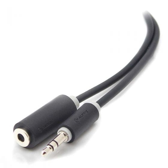Alogic 5m 3.5mm Stereo Audio Extenstion Cable - Male to Female Black