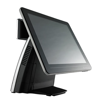 FEC AERPOS 15" lLCD, Intel i5-7500T, 8GB RAM, 128GB SSD, Windows 10--Black