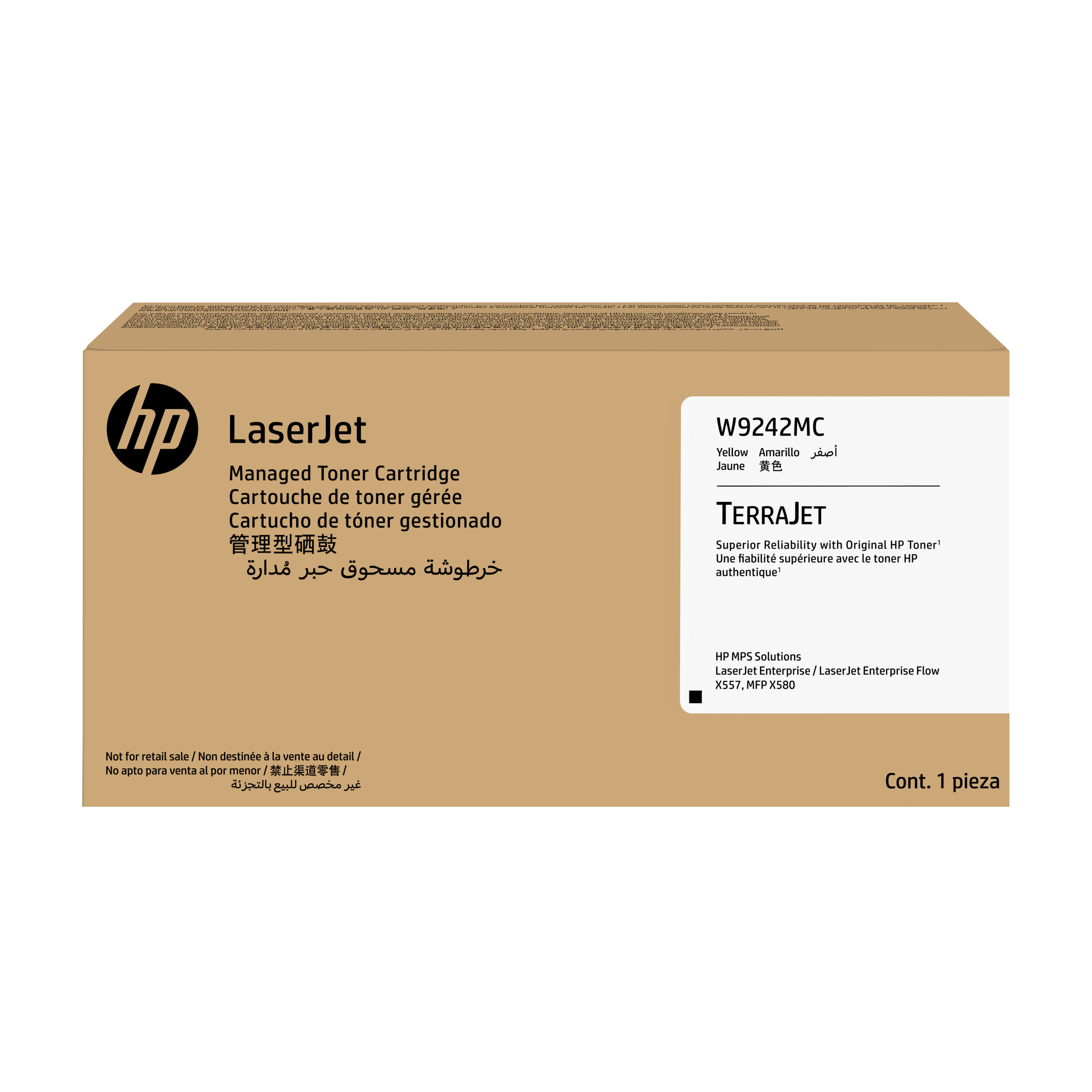 HP W9242MC Yellow Managed LaserJet Toner Cartridge