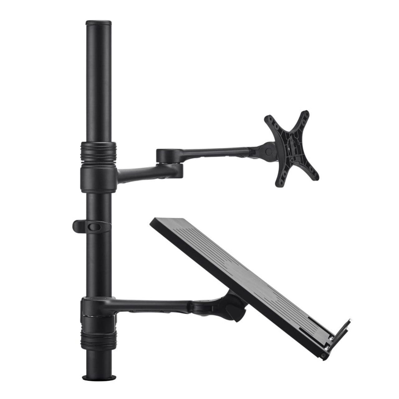 Atdec Notebook-Monitor Arm Combo Mount - Black