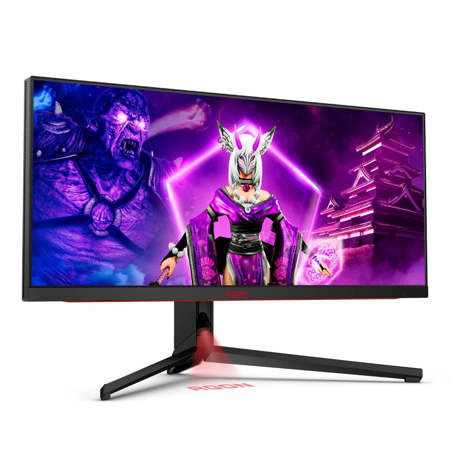 (Refurbished) AOC AG344UXM 34" Ultrawide QHD IPS Mini LED 1ms 170Hz Adaptive FreeSync HDR 1000 Gaming Monitor