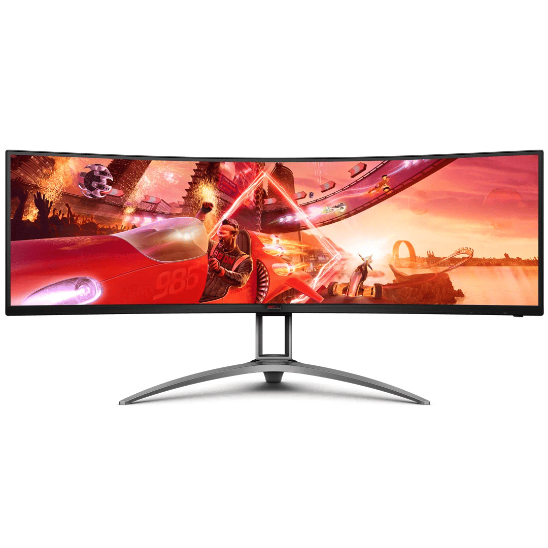 (Ex-Demo) AOC AG493UCX2 49" DQHD 165Hz HDR400 1ms Curved Gaming Monitor
