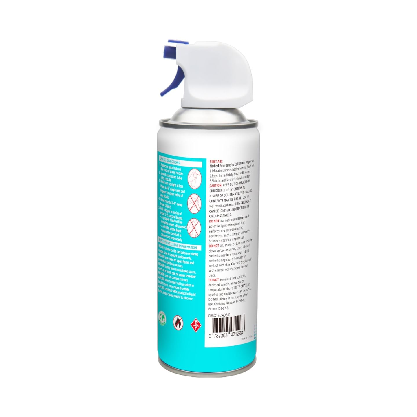 Cruxtec ADS01 Air Duster Spray 400ml