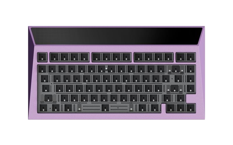 Angry Miao CYBERBOARD R4 Mechanical Keyboard Gangstar - Icy Silver