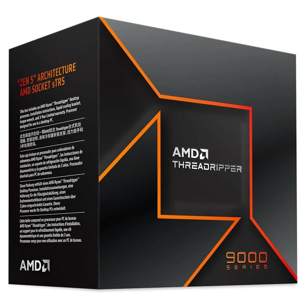 AMD Ryzen Threadripper 9980X sTR5 64-Core 128 Threads CPU Processor