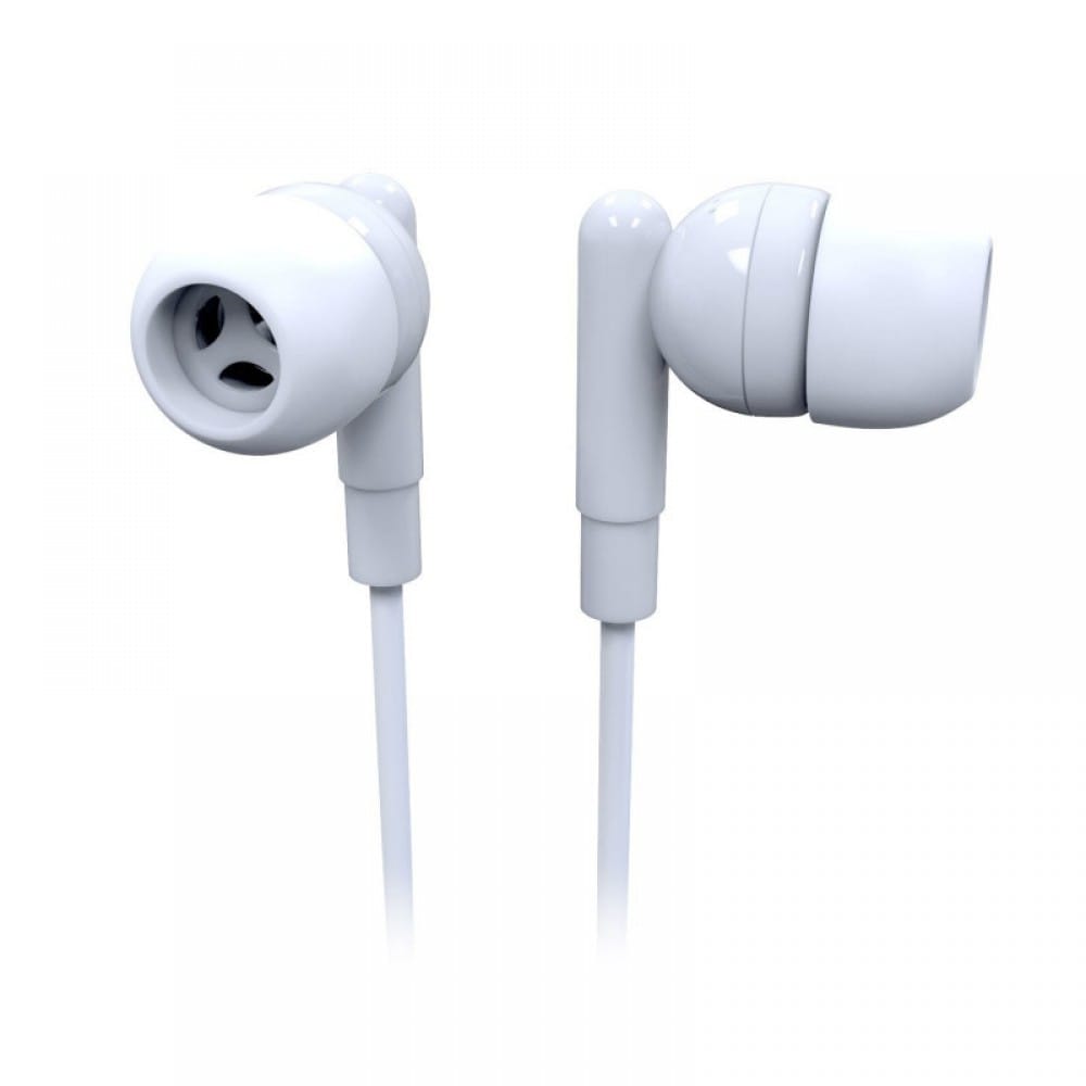 Laser Earbud Headphone - White
