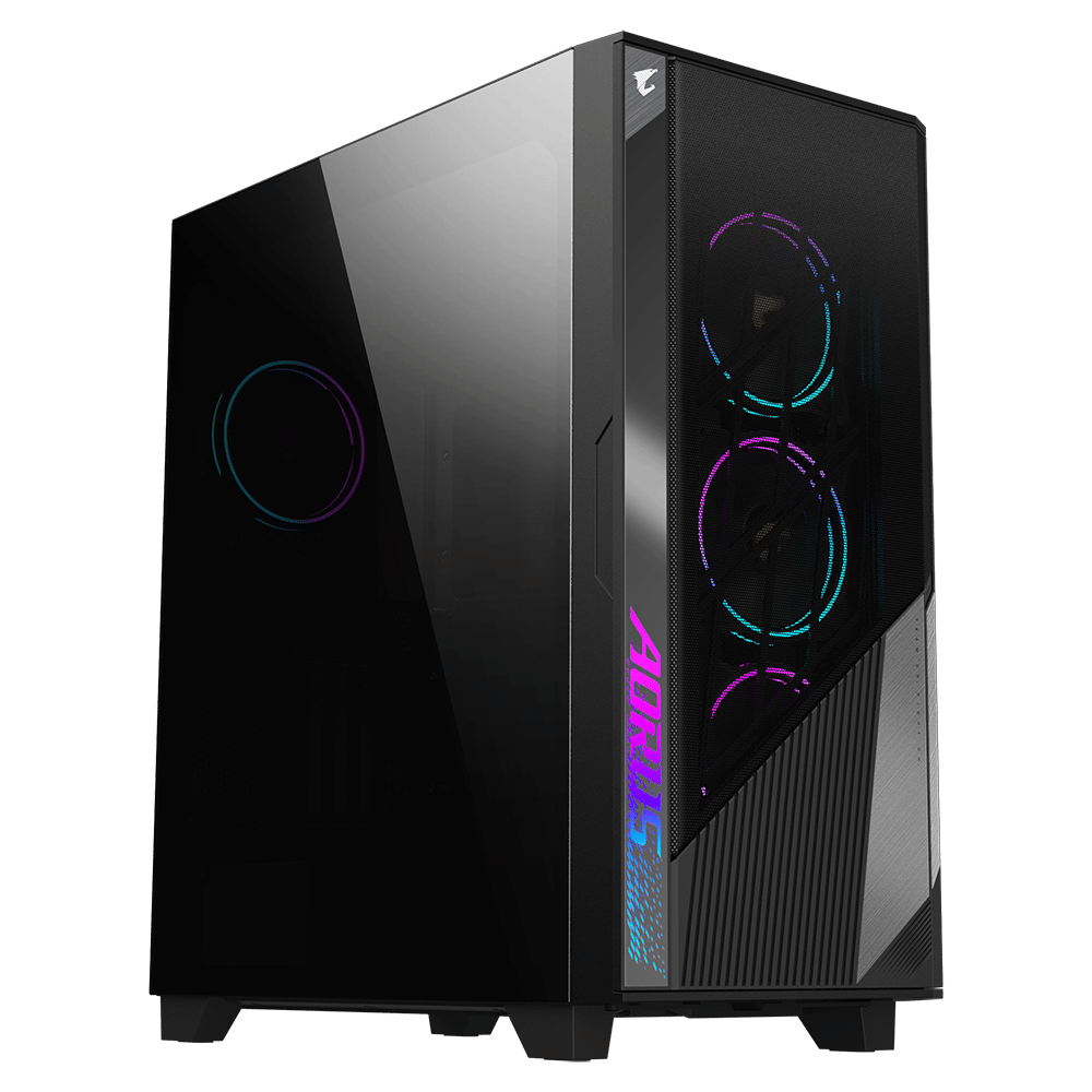 Gigabyte AC500G ATX Full Tempered Glass Side Panel Case