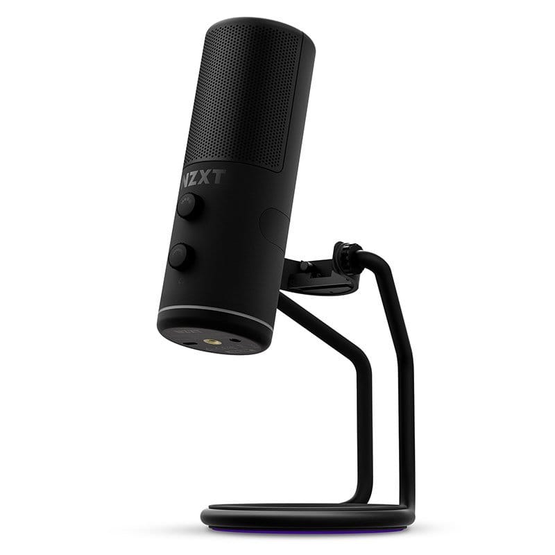 NZXT Wired Capsule Cardioid USB Microphone - Black