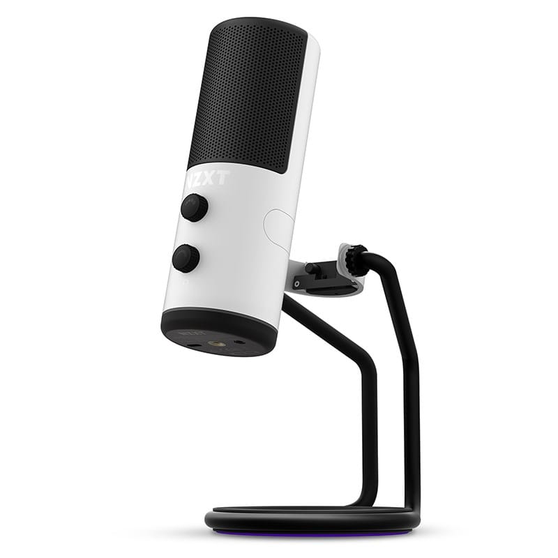 NZXT Wired Capsule Cardioid USB Microphone - White